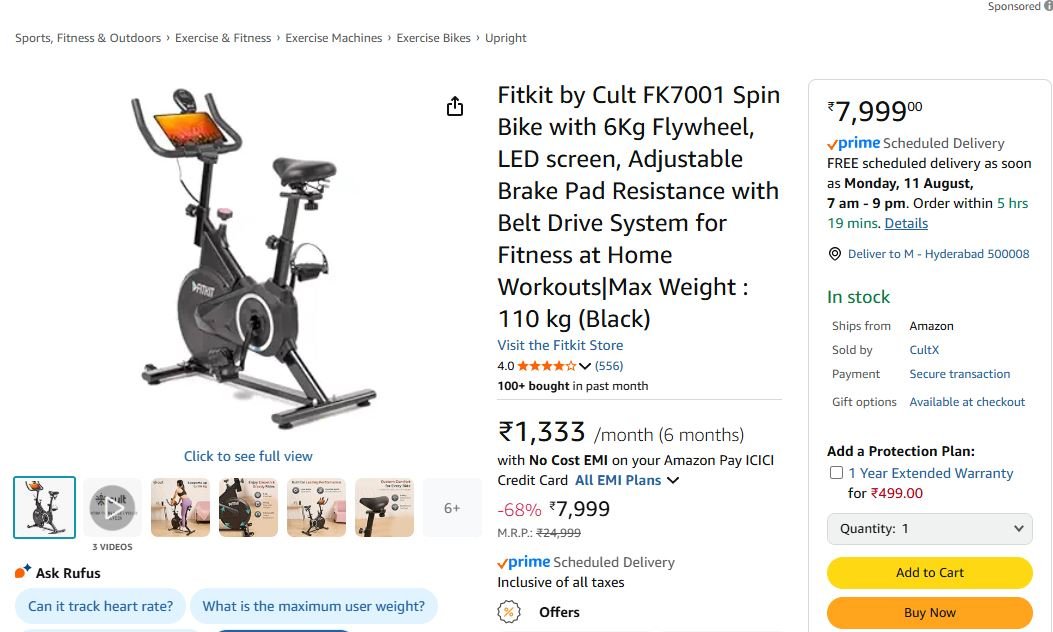 Exercise cycle
