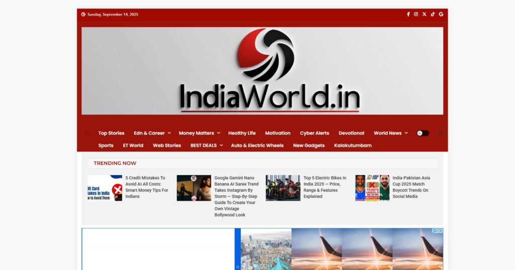 India world page