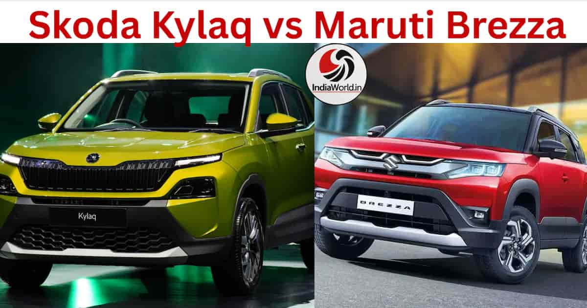 IndiaWorld IndiaWorld Skoda Kylaq vs Maruti Brezza Skoda Kylaq vs Maruti Brezza