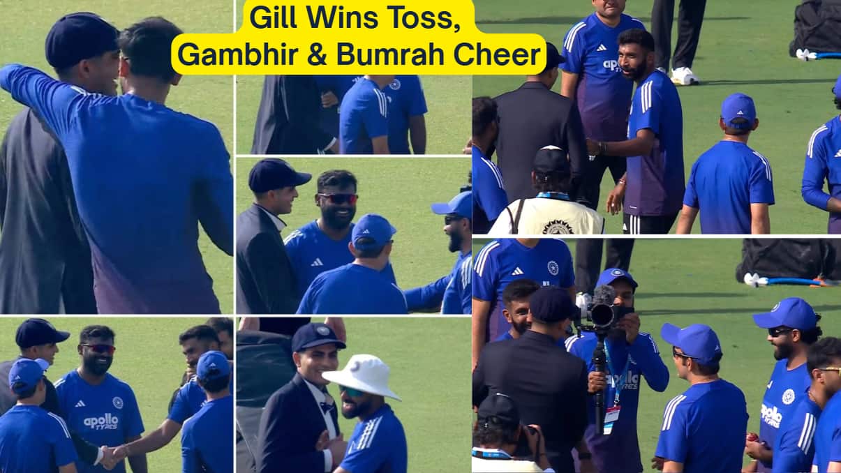 IndiaWorld IndiaWorld Gautam Gambhir toss moment Gautam Gambhir toss moment