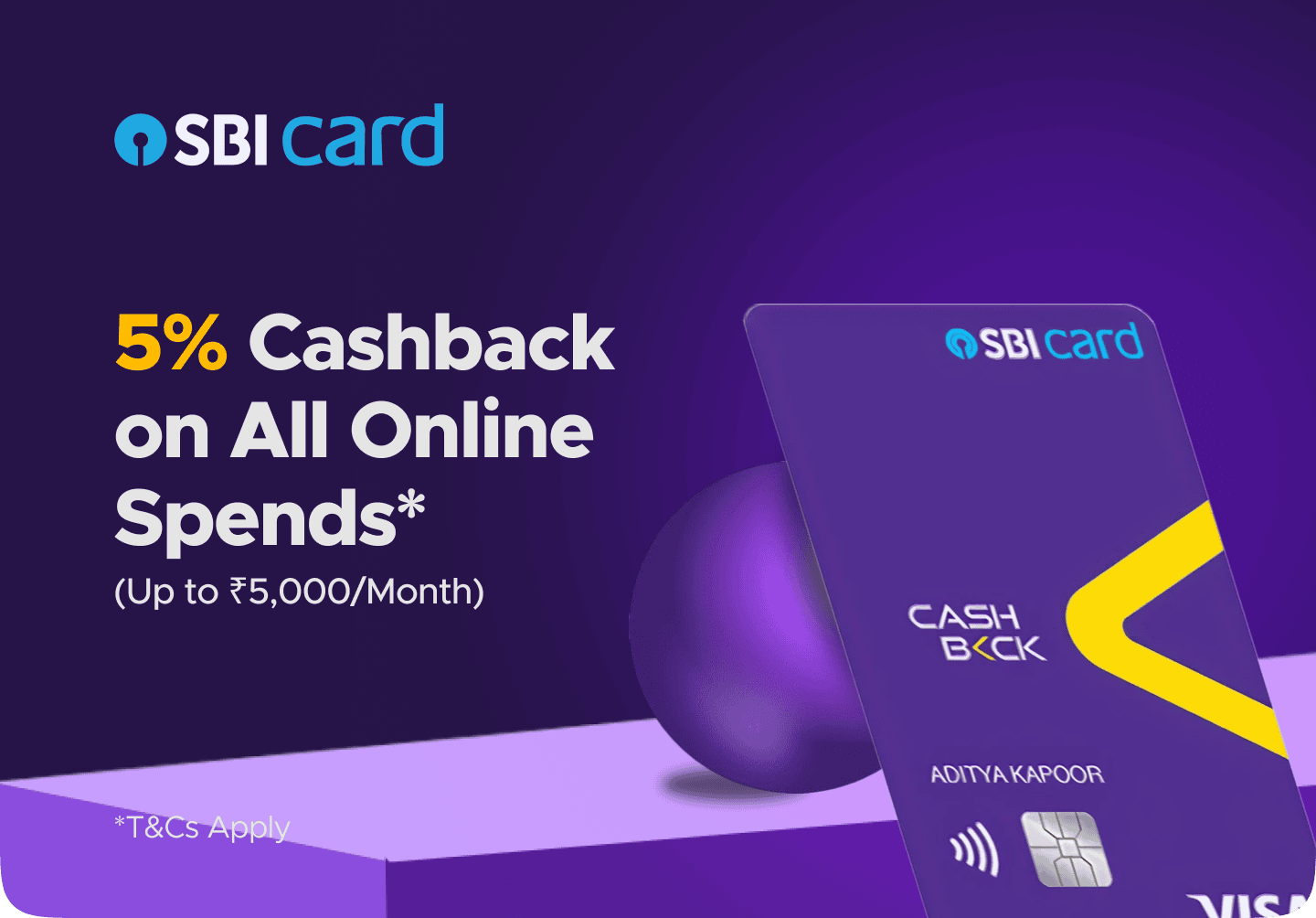 IndiaWorld IndiaWorld SBI Cashback card SBI Cashback card