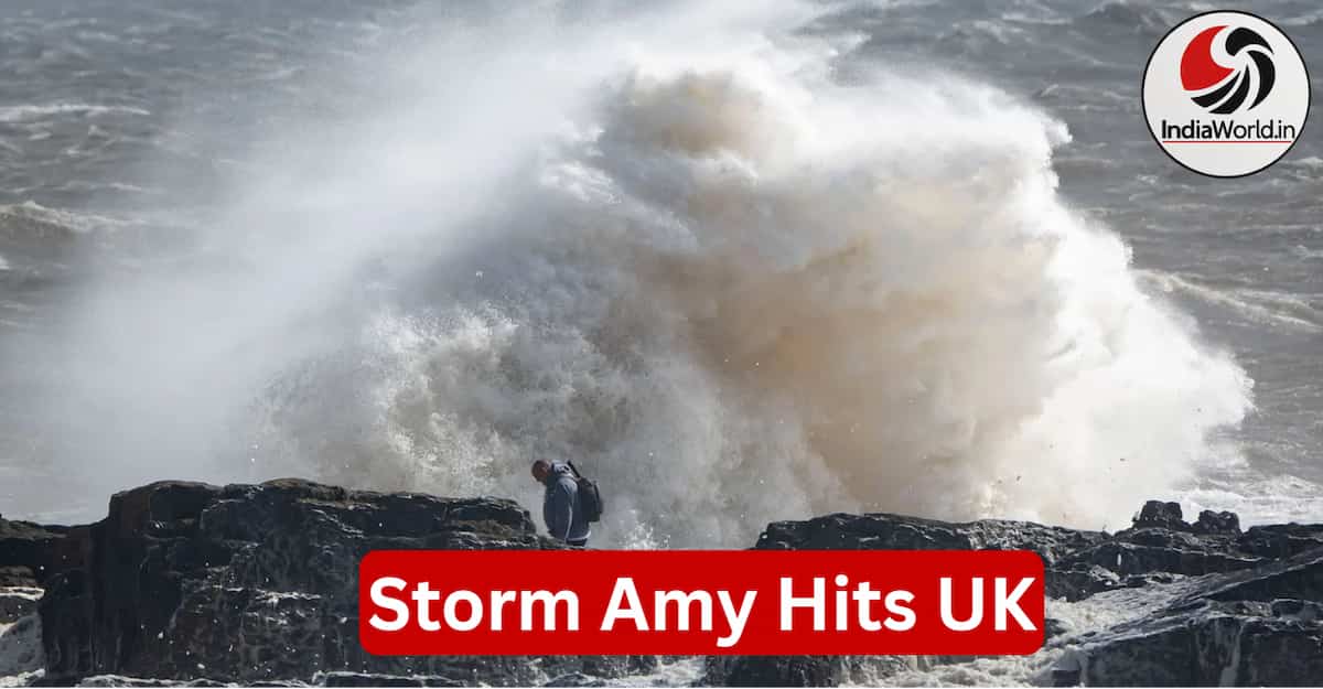 UK Storm Amy wind rain