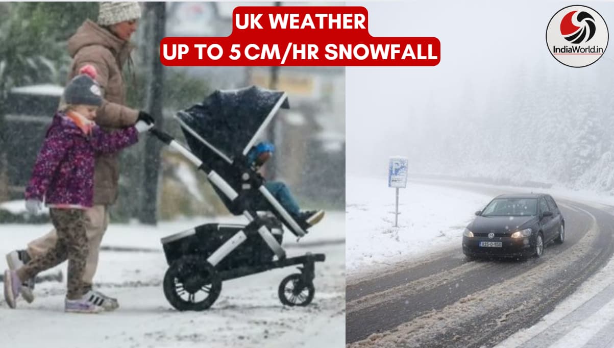 UK Storm Amy snowfall maps