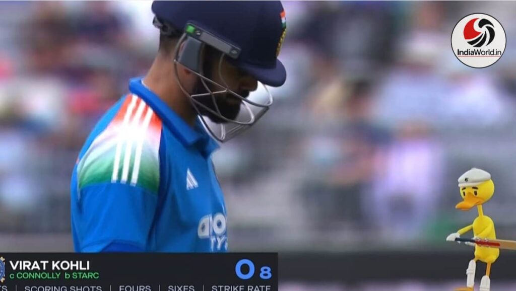 IndiaWorld IndiaWorld Virat Kohli duck in Perth ODI 2025